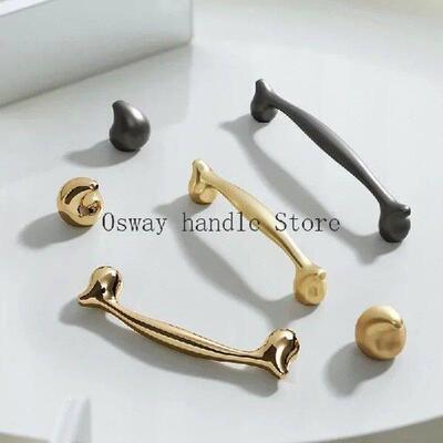 Modern Simple Gold Zinc Alloy Furniture Cabinet Door