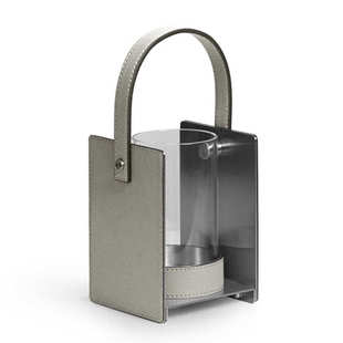 简约轻奢手提金属玻璃花器样板房间销售中心家居花艺装 饰花瓶摆件