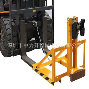 油桶夹具DG500D叉车油桶夹单油桶夹具重型圆桶抓桶器