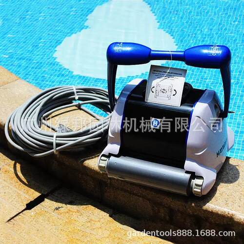 亨沃游泳池全自动吸污机水龟水下无人清洁机器人虎鲨池底吸尘器