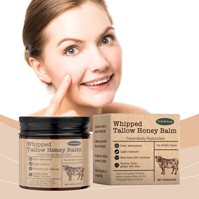 WOODSLEEP Beef Tallow Skin Moisturizing Cream - Gentle and N