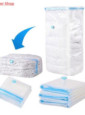 Convenient Vacuum Bag Storage Home Organizer Transparent Clo