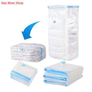 Storage Bag Vacuum Clo Organizer Transparent Home Convenient