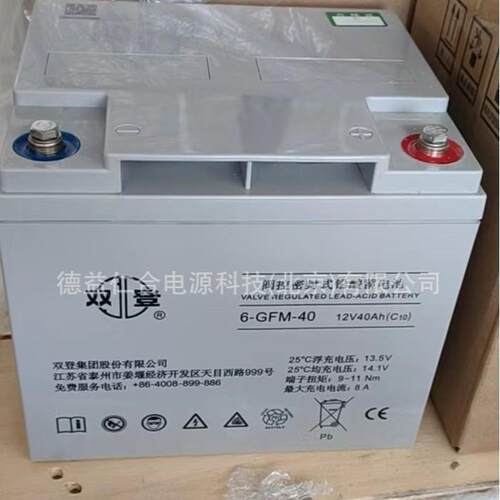 双登蓄电池6-GFM-40/12V40AH/免维护铅酸蓄电池