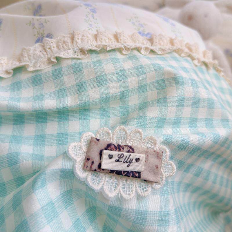 秋冬全棉小碎花刺绣四件套公主风小清新花边纯棉被套床裙款4件套