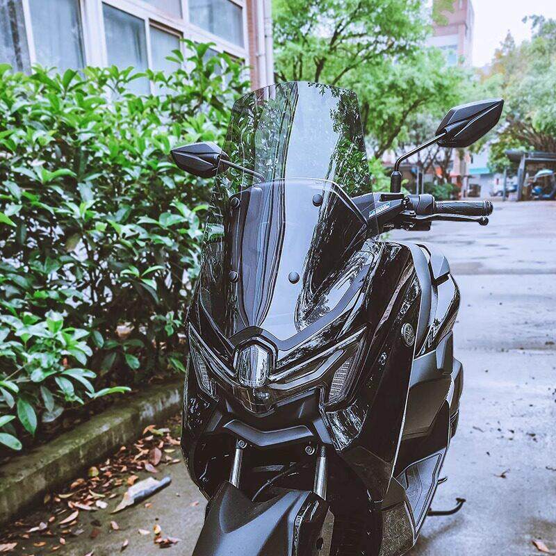 天飞仕适用于 于25款山叶NMAX155改装挡风玻璃加高挡风 NMAX前挡