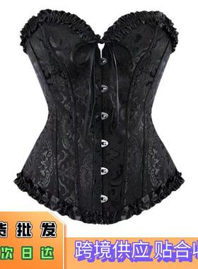Overbust Corset Tops for Women Renaissance Corset Lace Push