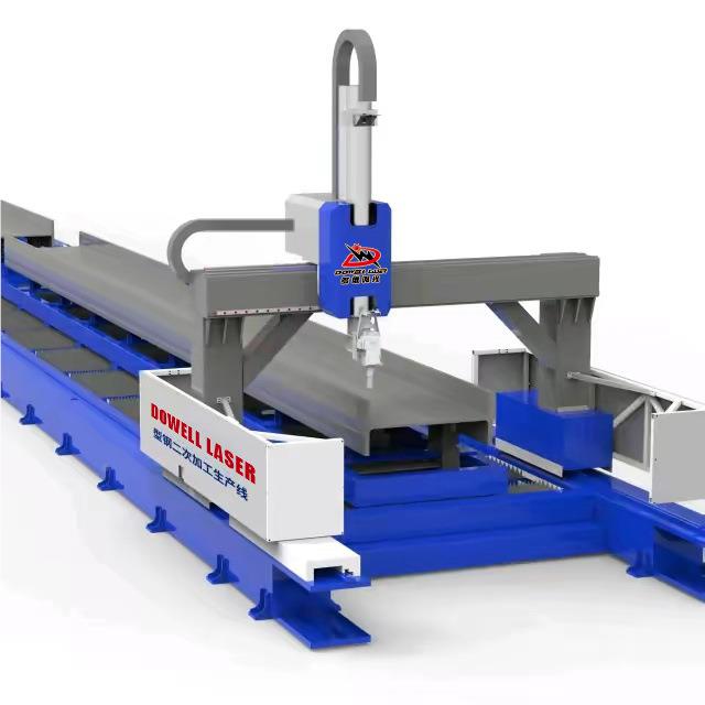 重钢型型钢激光切割机UCTH型钢字钢槽金属切割数控工光纤激光切割