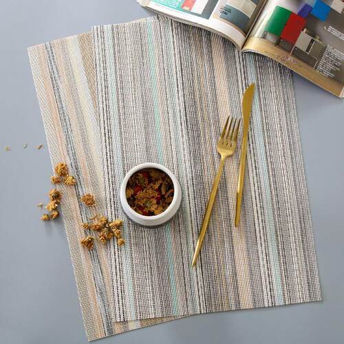 45x30cm Striped Rectangle Table Mat