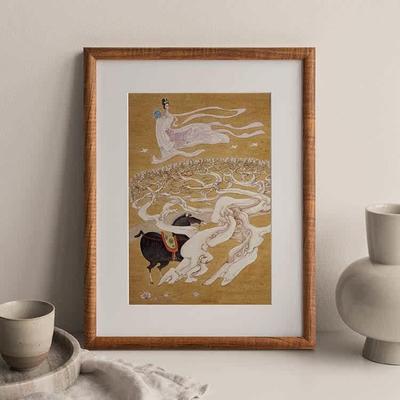 空白书法画框学生diy作品展示框外框架大画框装裱挂墙50裱国画框