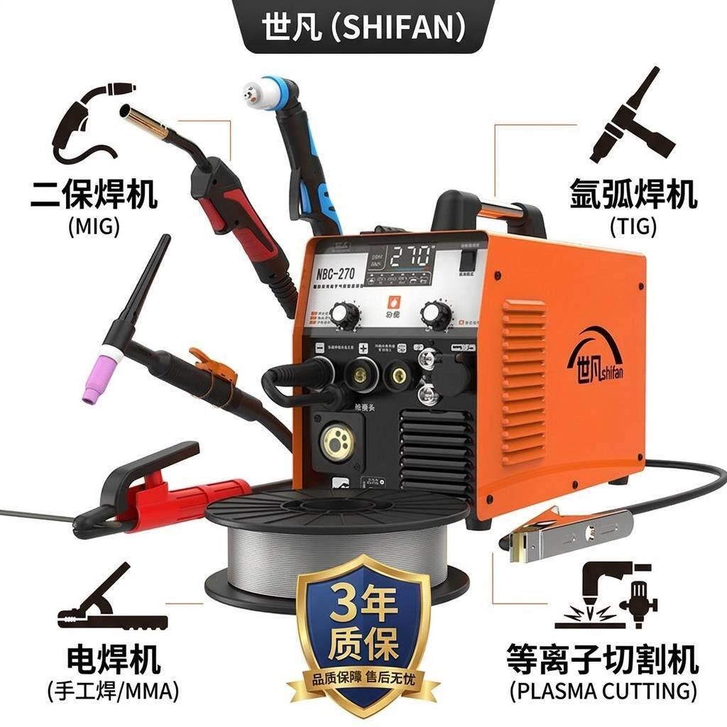 电浆切割二保焊All无气二保焊接机气保焊机电焊机工业级氩弧焊