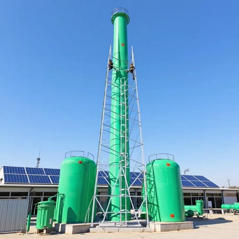 玻璃钢烟囱玻璃钢排气筒耐高温耐腐蚀型玻璃钢烟囱排气筒