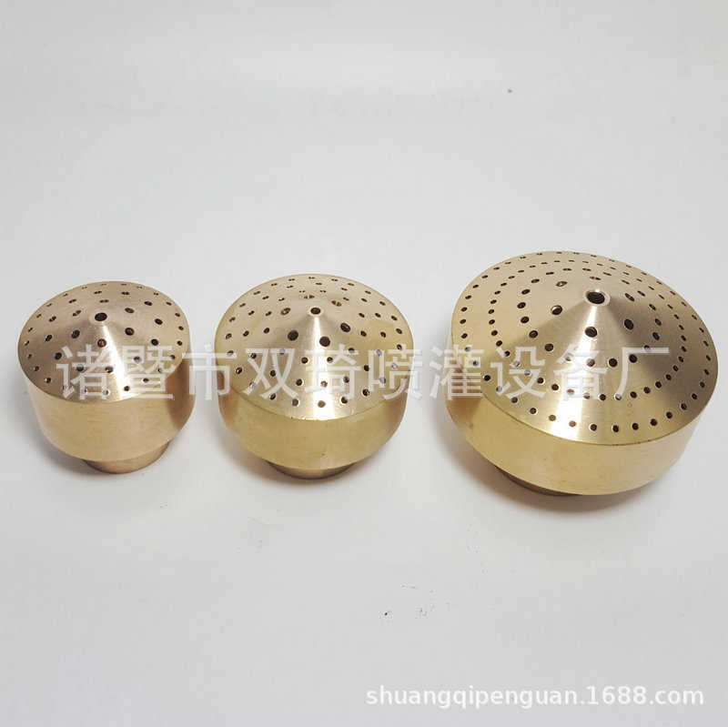 花柱莲蓬喷泉喷头2寸DN50全铜加厚 水池庭院水景景观造景喷头批发