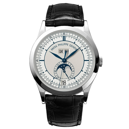 [9.8新]百达翡丽复杂功能时计18K白金自动机械手表男5396G 腕表