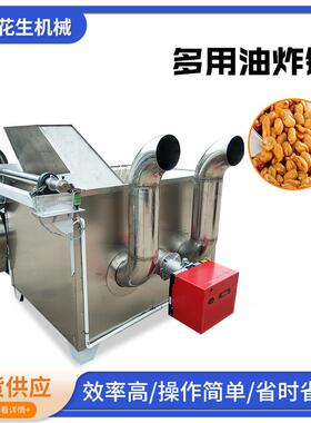 一机多用油炸锅全自动带搅拌豆腐干花生米油炸锅多功能食品油炸机