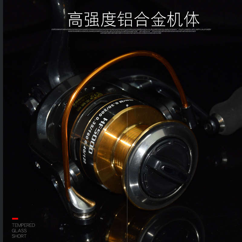 金属纺车渔轮防海水不锈钢鱼轮路亚矶钓纺车轮海杆海钓锚鱼鱼线轮