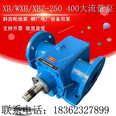 XB-250卧式斜齿轮油泵XB-400/WXB-250/XBZ-250人字系齿轮泵RCB-63