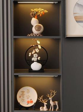 平安喜乐摆件柿柿事事如意客厅玄关电视柜酒柜装饰品乔迁新居礼品