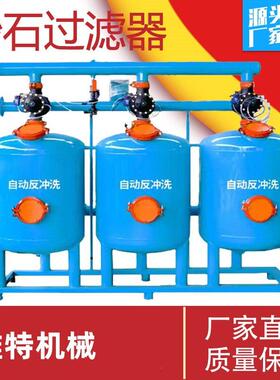 水处理设备厂家大棚园林滴灌喷灌全自动反冲洗砂石过滤器农业灌溉