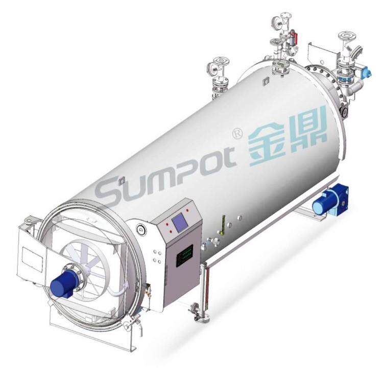 袋装魔芋爽食品杀菌设备 全自动高温杀菌釜 酱卤熟食高温杀菌锅