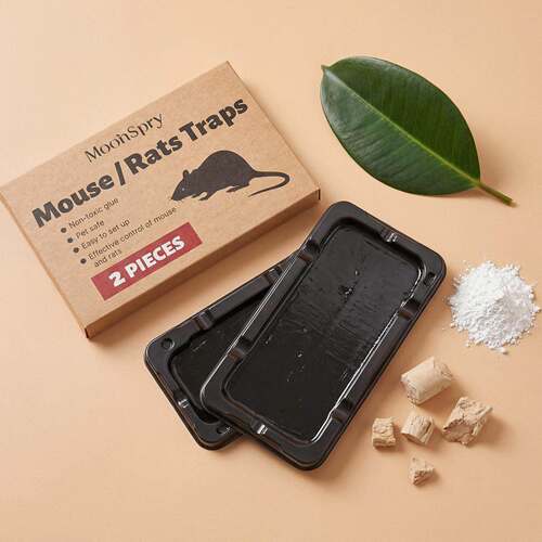 MOONSPRY Mouse Trap - Easy-to-Use Sticky Traps for Home, Kit