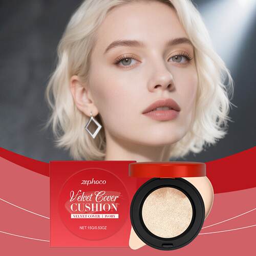 Zephoco Moisturizing Concealing Cushion - Velvet Texture for