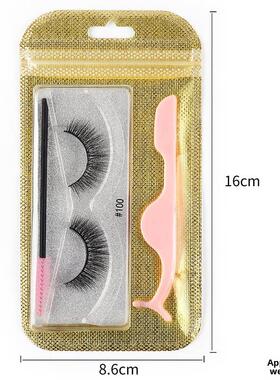 1 Pairs False Eyelashes Natural Eye Lashes tweezers Kit Set
