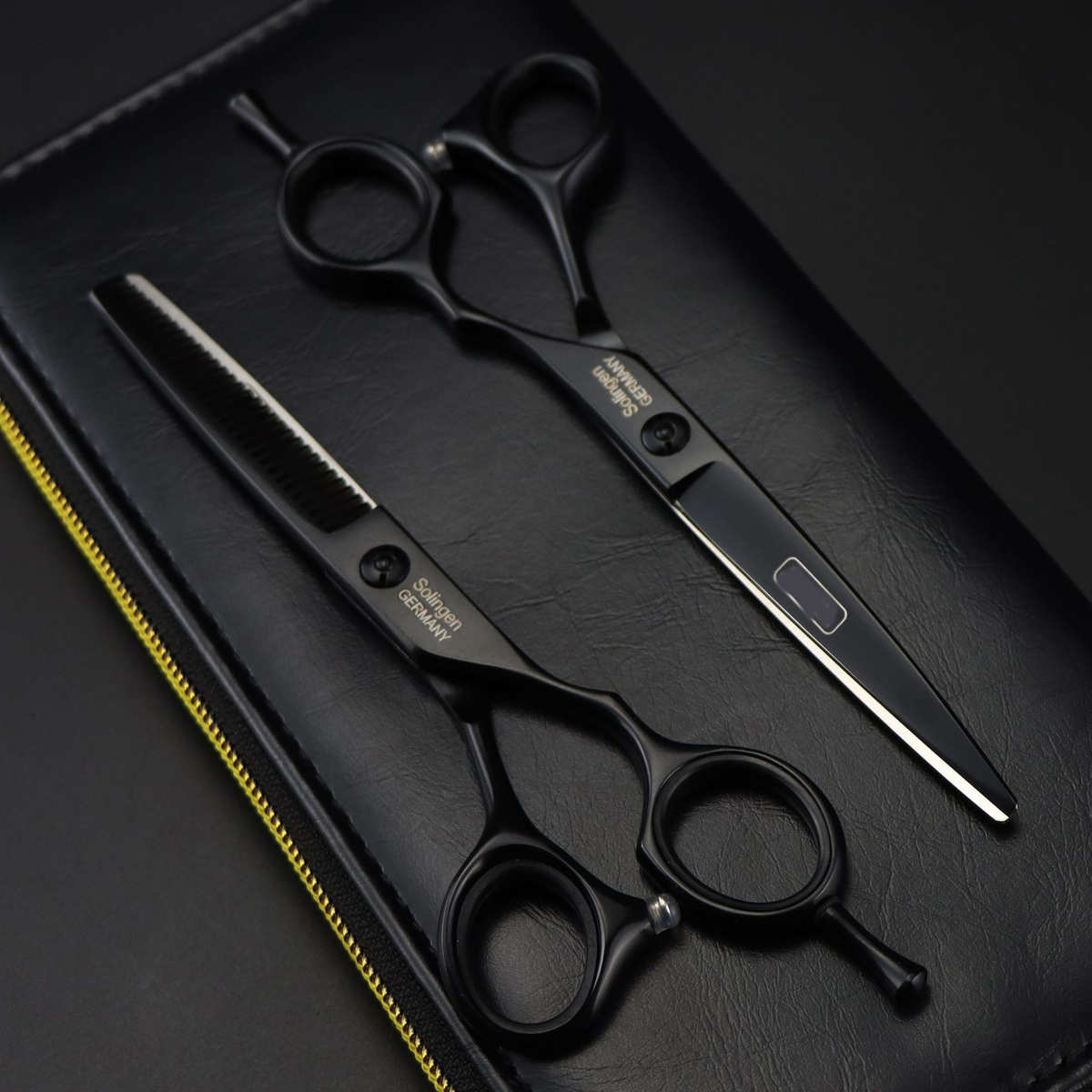 6.0寸DLB-01黑色华尔 个性 美发剪刀 理发剪 平剪 刘海剪