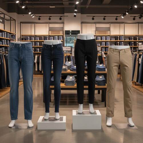 男女下半身模特道具裤架内搭裤模特展示腿模模特裤模橱窗裤子展示