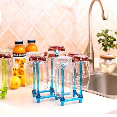 Practical Folding Drainer Dryer Bottle Drying Rack Thicken