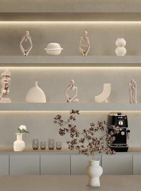 北欧现代ins侘寂风摆件抽象民宿客厅电视柜覆古软装陈列装饰品