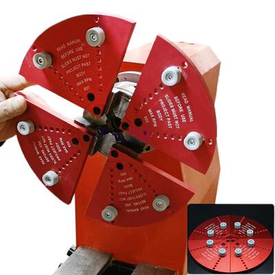 木工钳口铝制离心式碗用车床夹头中空木工车削夹头木工车床夹头