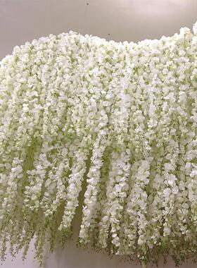 20Pcs Artificial Wisteria Flowers Hanging Garland Vine Ratta