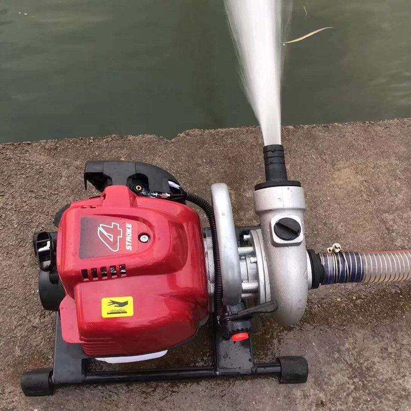 新款蜗牛水泵四冲程抽水机农业灌溉高压抽水机1寸1.5寸两冲自吸泵