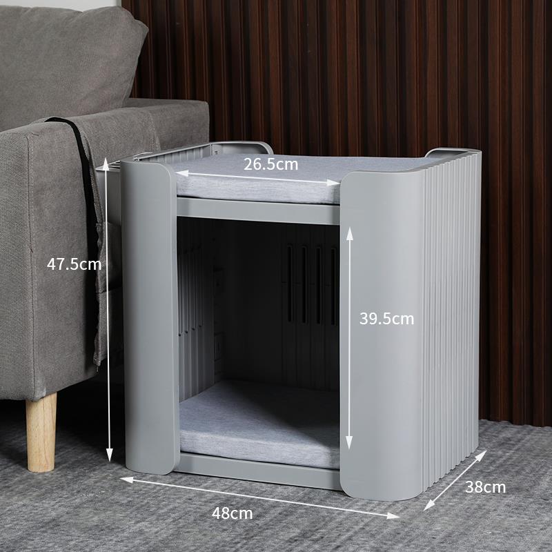 正品层窝猫上下层四季双通用猫屋保多猫家庭半封闭床头柜冬季暖猫