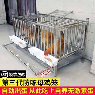 不锈钢滚蛋笼自动滚蛋鸡笼家用鸡窝防鸡吃蛋防啄蛋蛋鸡专用笼蛋托
