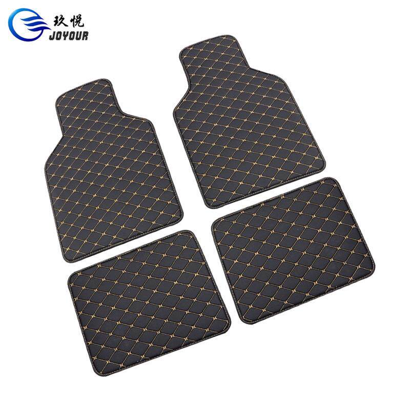 跨境电商供应左右驾驶通用款皮革汽车脚垫耐磨易安装清洗源头工厂