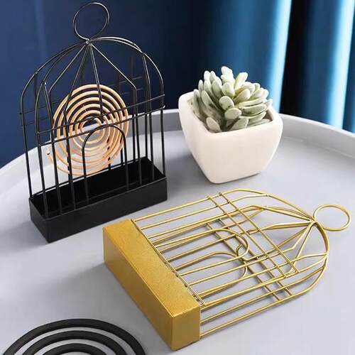 Home Fireproof Iron Mosquito Coil Box, Nordic Creative Birdc