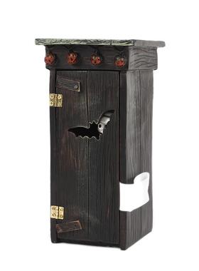 跨境新品 Outhouse Mummy Animated Decor 厕所木乃伊树脂装饰