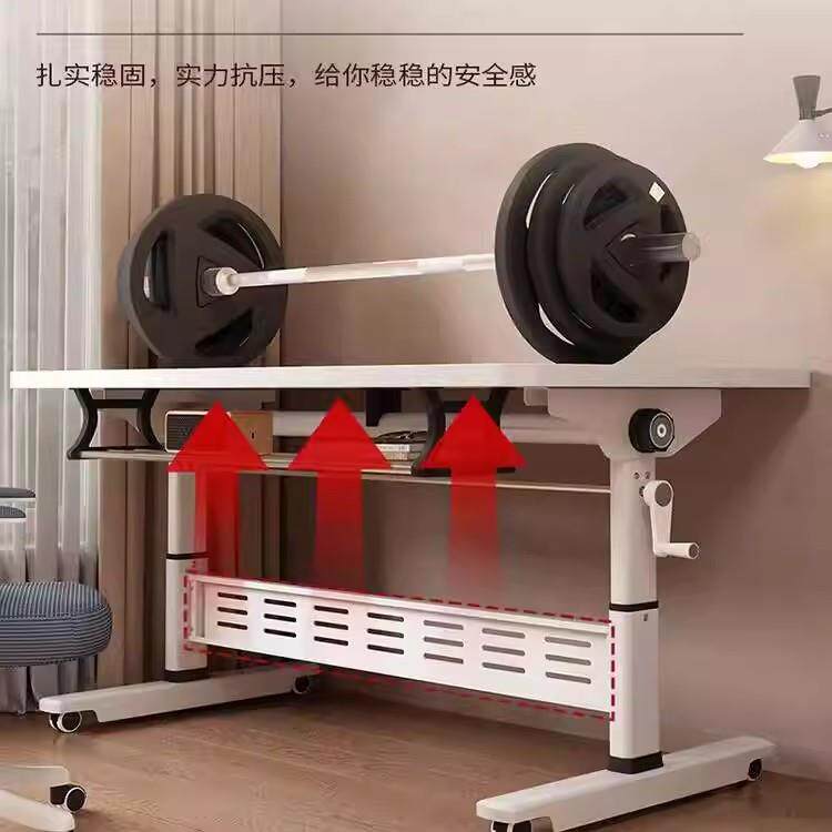 可折叠可升降电脑桌台式学生写字桌书桌家用儿童学习桌子办公案台