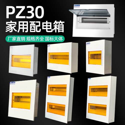 国标非标工程PZ30回路箱明装空开箱暗装强电箱大小工地开关配电箱