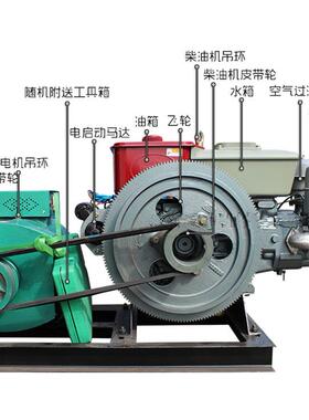 潍坊k柴油发电机组15w小型单缸发ABD-15HF电机电小组15千瓦型单缸
