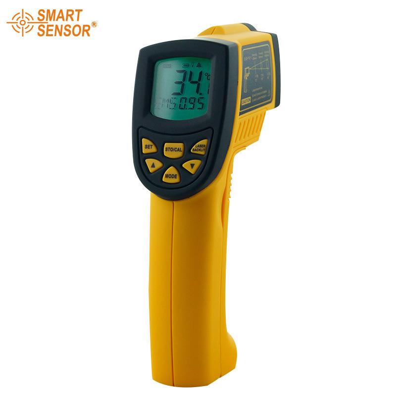 希玛AR862A+手持式工业红外测温仪好精度测温枪900°非接触温度计