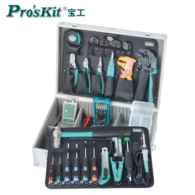 宝工PK-4302HM网络布线查修维护工具组33件220V/公制网路工具组