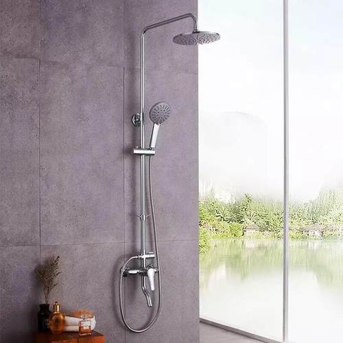 ΟMΟJΟ全4铜淋浴FCF花洒套装增压手持喷头冷热水龙头32861-17