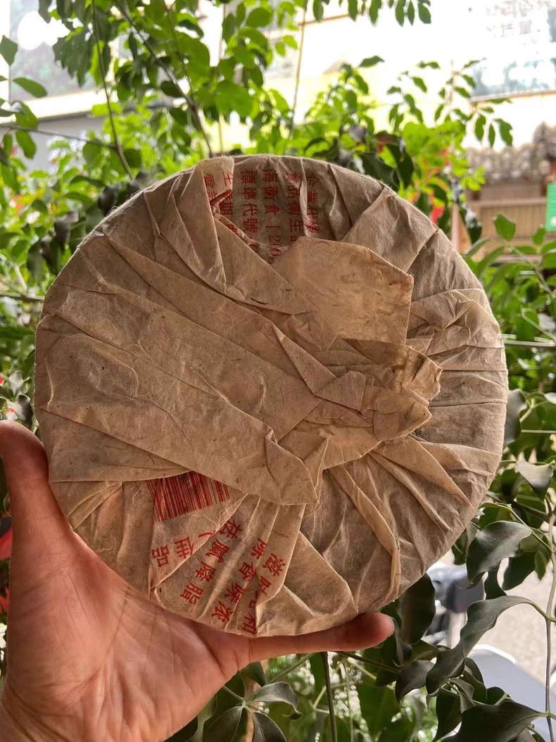 雲南景邁生態圓茶老生茶357克一餅 普洱茶 BUASHOP普洱老茶