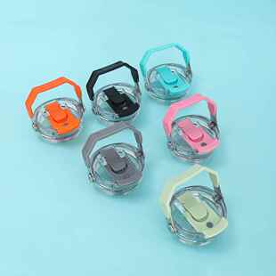 现货30oz汽车杯双饮盖大容量透明塑料杯盖手提防漏密封保温杯盖