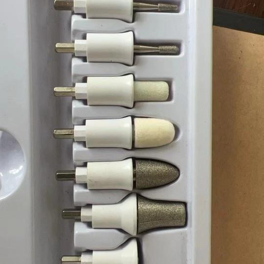 打磨头砂轮头VGP六柄棕刚玉钻磨头胎补加长打磨砂头手电钻金属修
