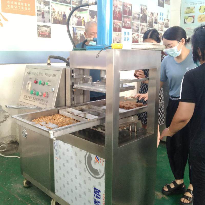 五仁压块 机馅 月饼馅成型机形SLQ状花纹可选五仁月饼压馅块设备