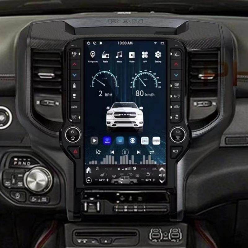13.6寸屏适用于19-24款道奇公羊安卓智能导航八核4+64G带carplay